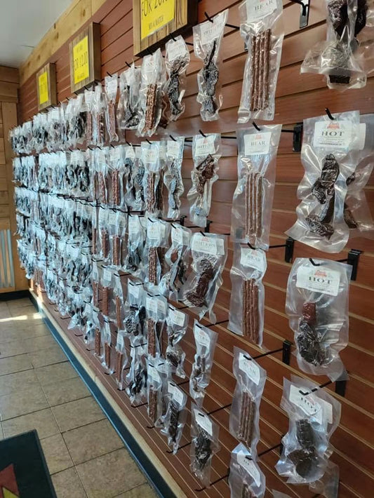 Don's Smokehouse Pick 4 Sampler, handmade Texas jerky and snack sticks